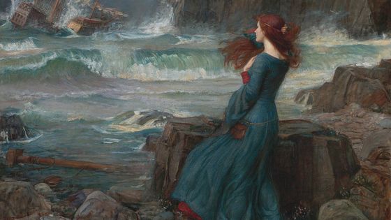 Miranda, peinture de 1916 - John William Waterhouse