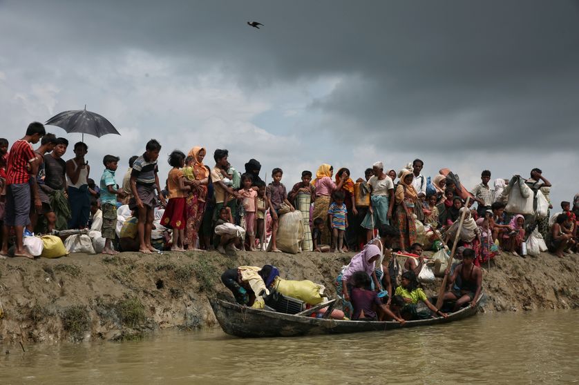 L'exode rohinga vers le Bangladesh, le 7 septembre 2017.