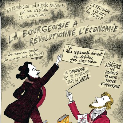 Extrait de la bande dessinée "Marx", Dargaud (2013)