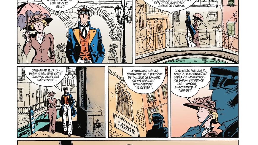 Planche extraite de Equatoria, tome 14 de Corto Maltese