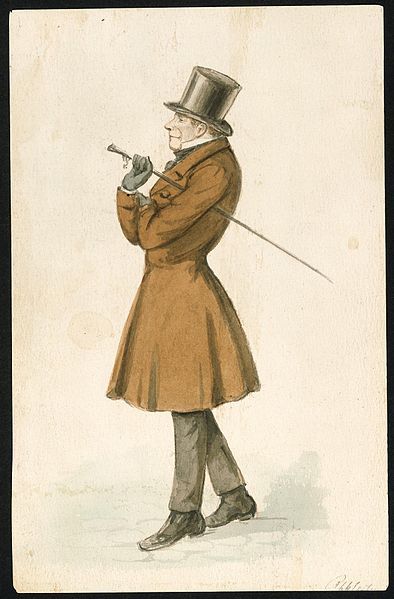 Sören Kierkegaard dessiné par P.C Klæstrup