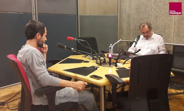 Préparation de l'émission "Tapage nocturne" avec Christov Guiraud et Bruno Letort au studio 107
