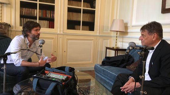 Christophe Ono dit Biot et Claudio Magris ©Radio France - Avril Ventura