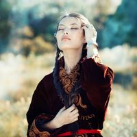 Femme chamane kazakh