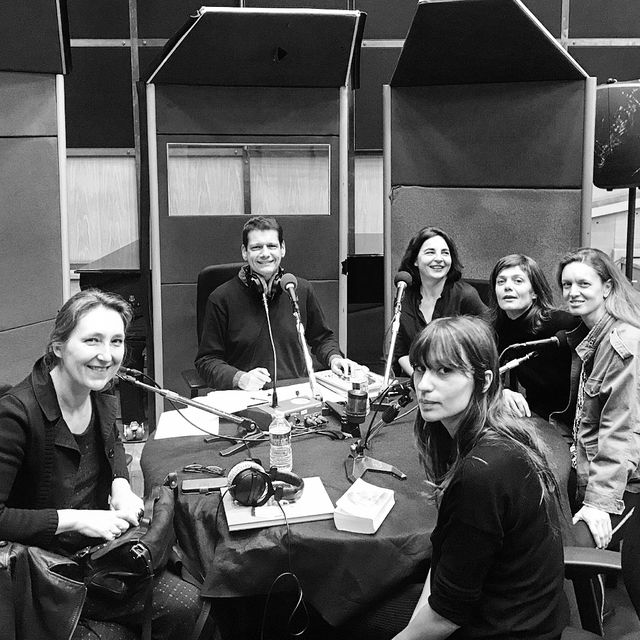 De gauche à droite : Marie Darrieussecq, Vincent Josse, Nelly Blumenthal, Jeanne Sarah Deledicq, Jeanne Susplugas et Anna Jean