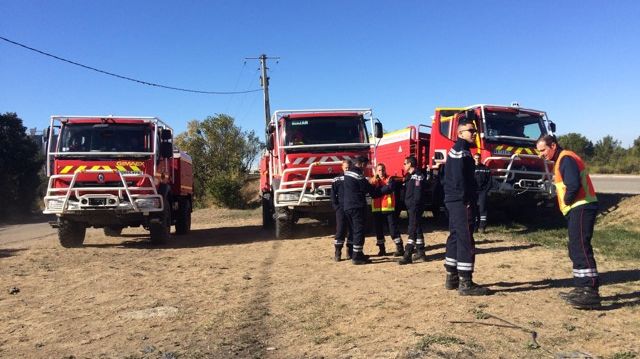 L'incendie de Piolenc en passe d'�tre �teint