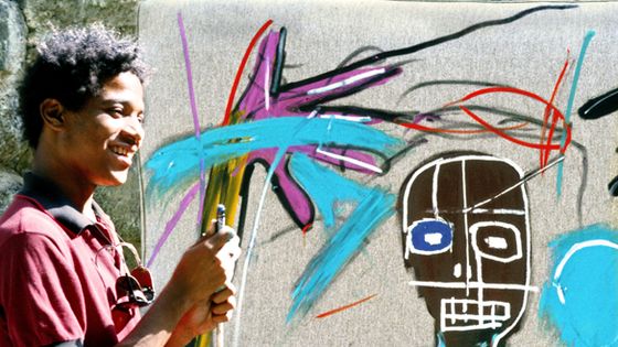 Basquiat in 1983 in St. Moritz, Switzerland. Photo de Lee Jaffe/Getty ©Radio France