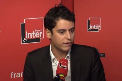 Le député LREM des Hauts-de-Seine Gabriel Attal au micro d'Alexandra Bensaid Le député LREM des Hauts-de-Seine Gabriel Attal au micro d'Alexandra Bensaid