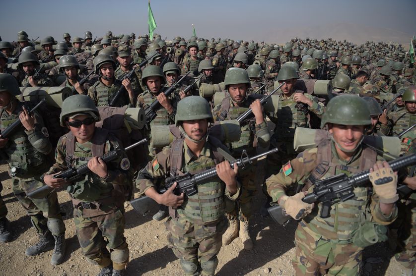 L'armée afghane, octobre 2017