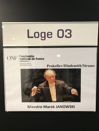 La loge du chef Marek Janowski