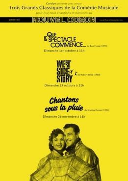 Affiche Nouvel Odéon "Que le spectacle commence"