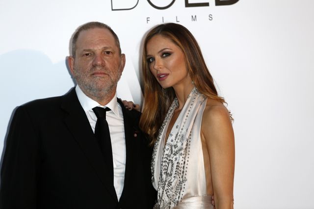 Harvey Weinstein et son épouse Georgina Chapman à Cannes en 2016