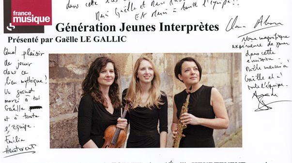 Livre d'or Trio Empreinte