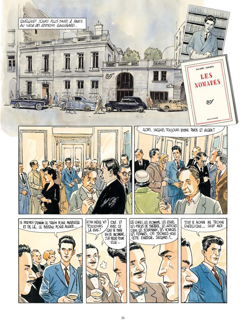 Planche de "Le premier homme" de Jacques Ferrandez