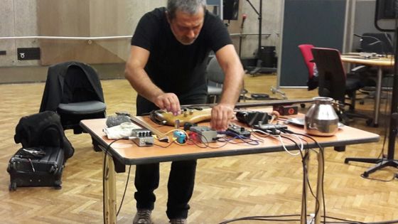 Frédérick Galliay au studio 107 ©Radio France - Soizic Noël