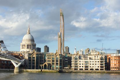 Le projet à Londres de l'Oakwood Timber Tower, immeuble de 315 mètres de hauteur en bois Le projet à Londres de l'Oakwood Timber Tower, immeuble de 315 mètres de hauteur en bois
