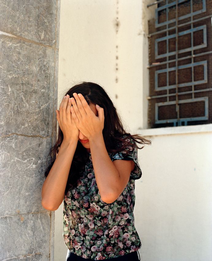 Jeune fille à Marshan, Tanger 2015