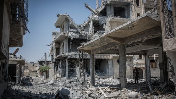 Raqqa, en Syrie, le 12 août 2017. ©AFP - MORUKC UMNABER / DPA
