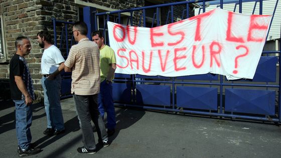 Pendant la lutte, en 2008. ©Maxppp - Angel Garcia / Photo PQR / L'union de Reims