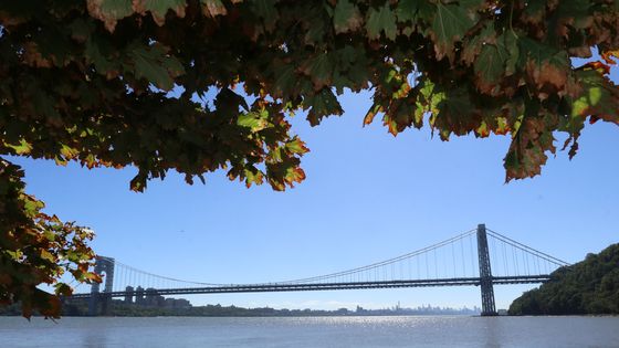 The George Washington Bridge, au dessus de l'Hudson ©Getty - Gary Hershorn