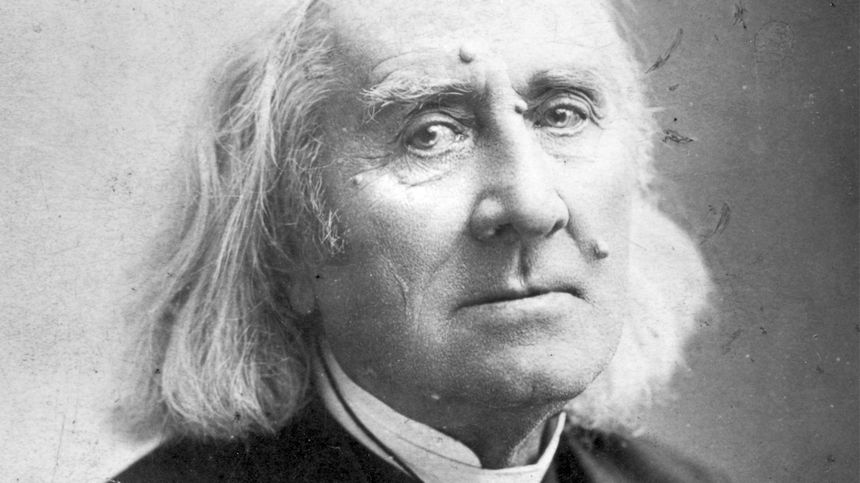 Portrait de Liszt en 1886.