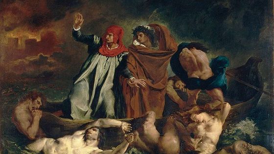 Dante et Virgile aux enfers - Eugène Delacroix