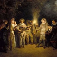 Jean Antoine Watteau, Les Comédiens italiens