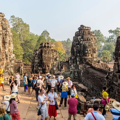 Cambodge, les temples d'Angkor, site classé au patrimoine mondial de l'UNESCO depuis 1992.