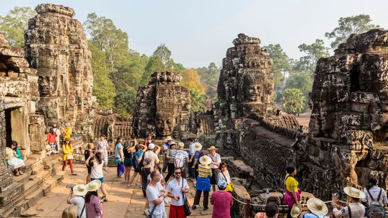 Cambodge, les temples d'Angkor, site classé au patrimoine mondial de l'UNESCO depuis 1992. ©AFP - GARDEL BERTRAND / HEMIS