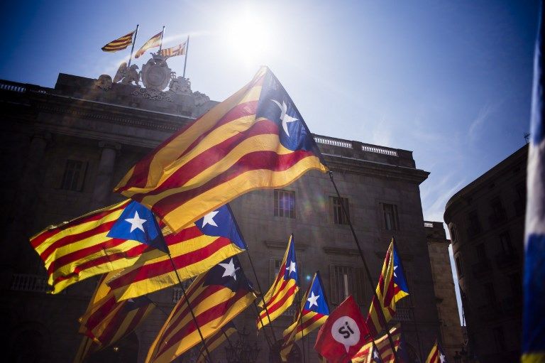 Manifestation en faveur de l'indépendance (Barcelone, 16/09/2017)