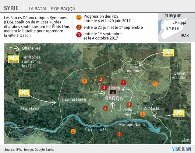 Syrie : la ville de Raqqa bientôt libérée.
