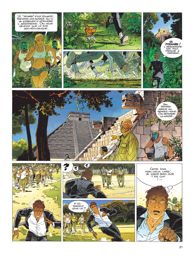 Planche tirée de L'Etoile du matin, 21e aventure de Largo Winch de Philippe Francq et Eric Giacometti