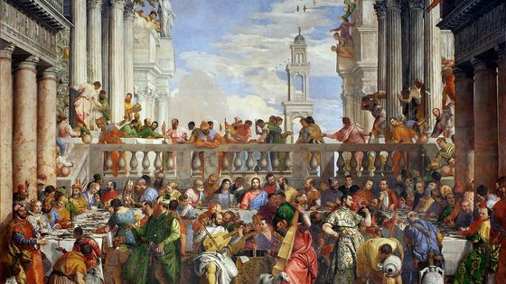 Les noces de Cana, Paul Véronèse, 1562-1563 - Wikipedia