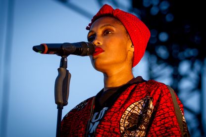 La chanteuse Imany La chanteuse Imany