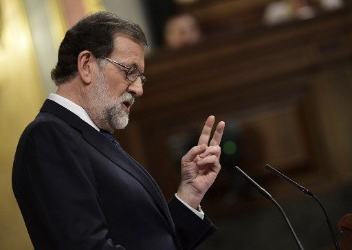 Le chef du gouvernement conservateur espagnol Mariano Rajoy