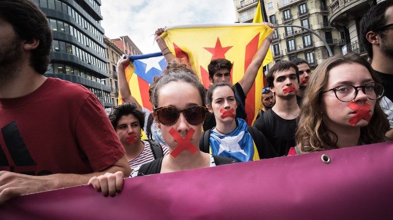 Grève générale à Barcelone