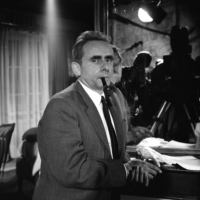 Henri-Georges Clouzot sur le tournage de "La vérité"