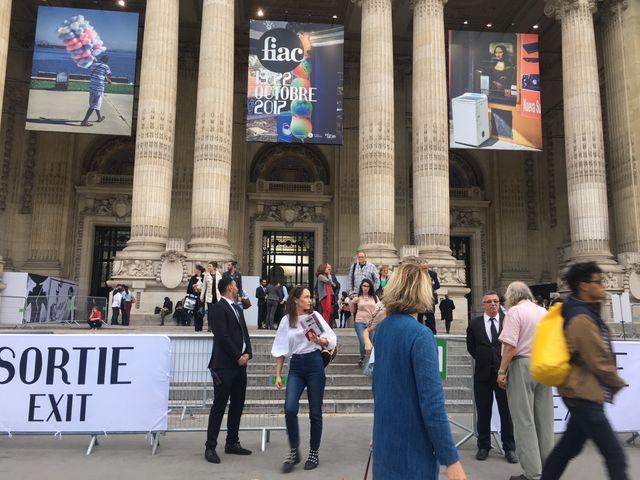 Entrée de la fiac, avenue Winston Churchill