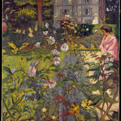Le Jardin de Vaucresson (1920, retravaillé en 1926, 1935, 1936), exposé au Metropolitan Museum of Art à New York. Certaines scènes écrites par Proust évoquent les tableaux de Vuillard.
