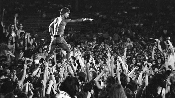 Iggy Pop Live à Cincinnati (1970) © Tom Copi/Michael Ochs Archive/Getty ©Radio France