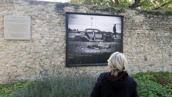 Exposition à Bayeux en ce moment de photos de Jan Grarup. Images au cœur du conflit contre l’État islamique pour libérer Mossoul ©Radio France - Valérie Crova