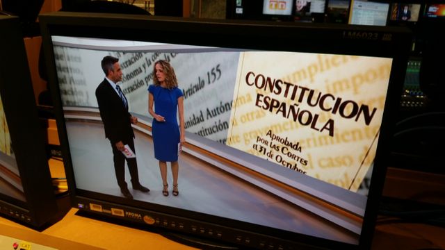 En coulisses, les plateaux de TV3