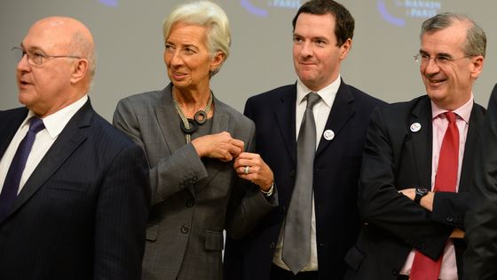Réunion de finance internationale au ministère de l'Economie le 31 mars 2016 à Paris ©AFP - ERIC PIERMONT / AFP