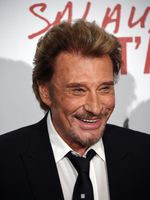 Johnny Hallyday le 31 mars 2014 pour la sortie du film de Claude Lelouch "Salaud, on t'aime"
