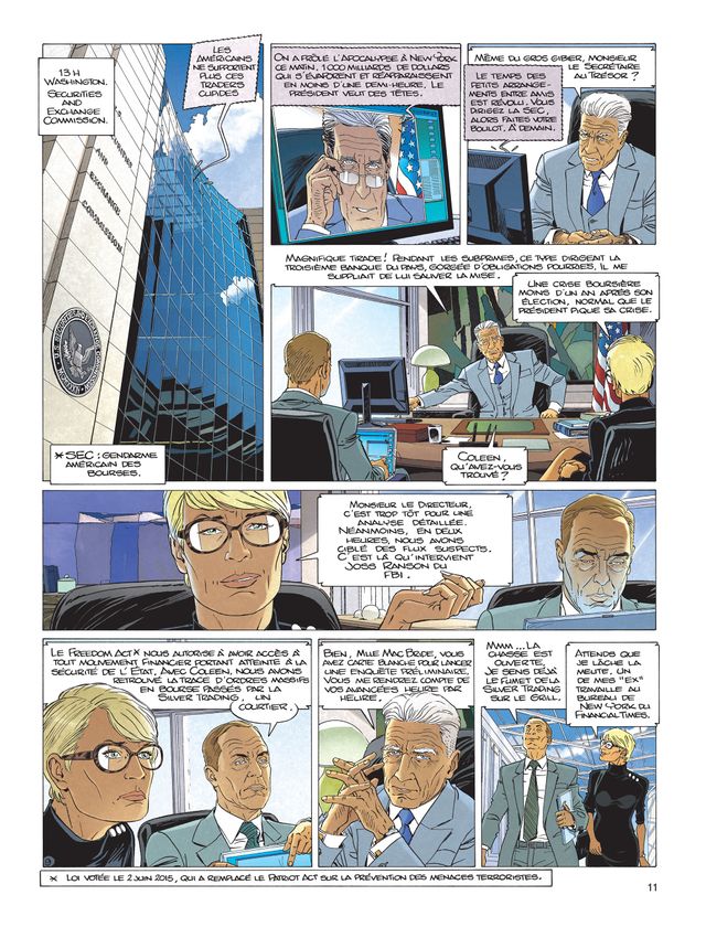 Planche de l'Etoile du matin, 21e aventure de Largo Winch de Francq et Giacometti