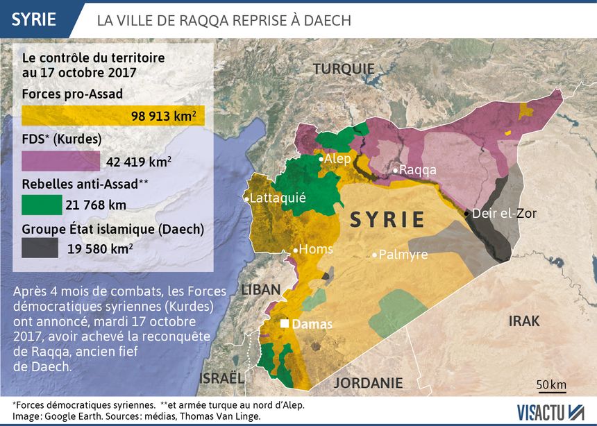 Syrie: qui contrôle quoi?