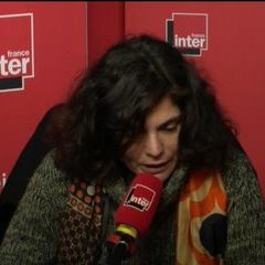 Chahdortt Djavann au micro d'Alexandra Bensaid