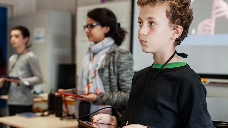 Les élèves du collège Balzac ont participé à l'élaboration de t@lenschool