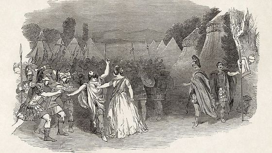 Attila au Her Majesty's Theatre de Londres, 15 avril 1848. - The Illustrated London News