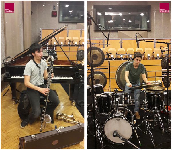 Antoni-Tri Hoang et Samuel Ber au studio 107